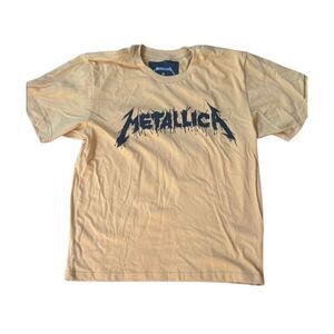 Metallica Black and Tan Logo Shirt
